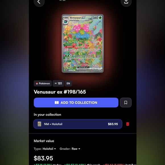 Venusaur EX Pokémon Card - Picture 4 of 4